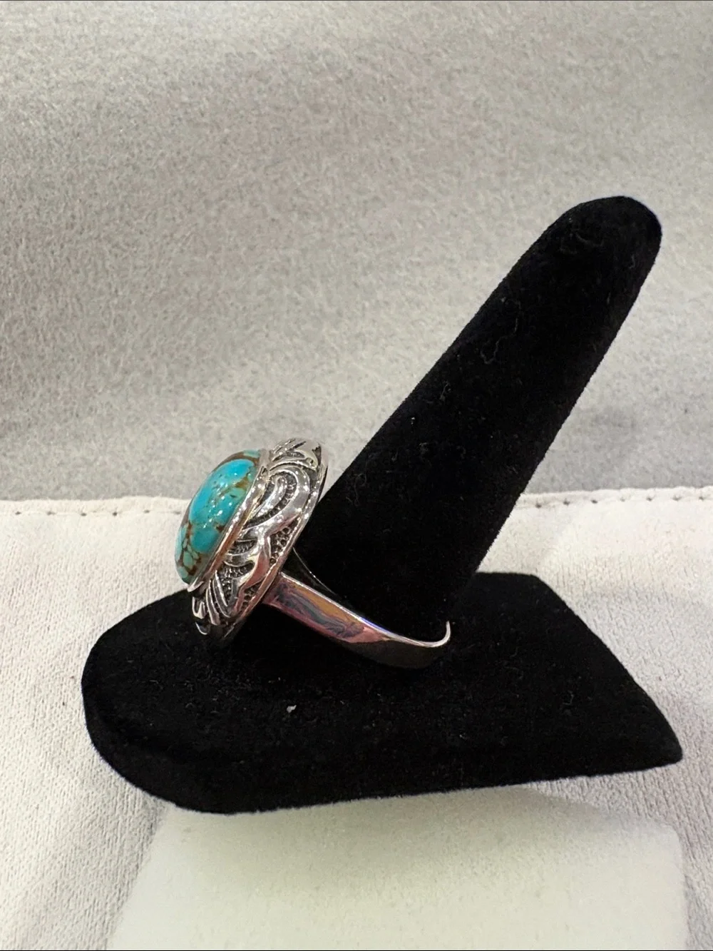 #8 Turquoise Ring set in Sterling Silver